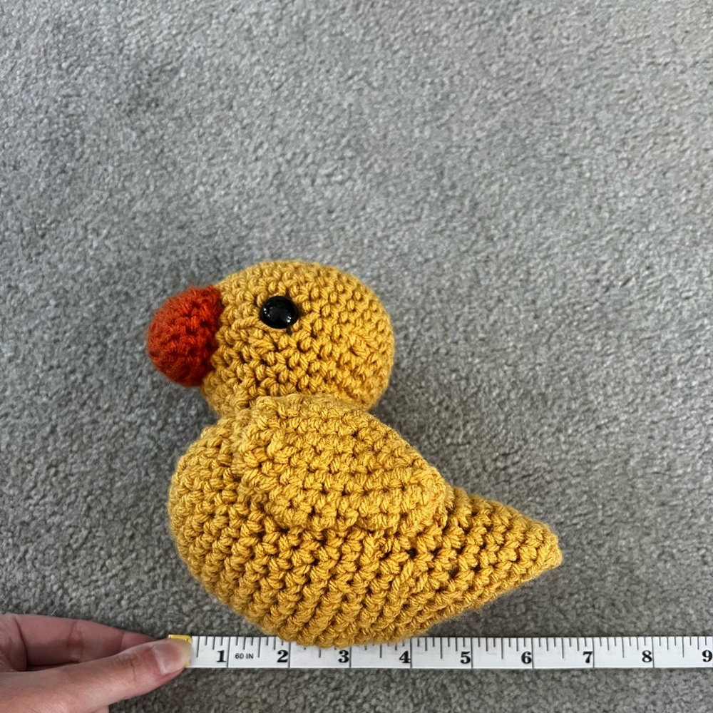 Hand Crocheted Yellow Duckie! - Picture 9 of 9